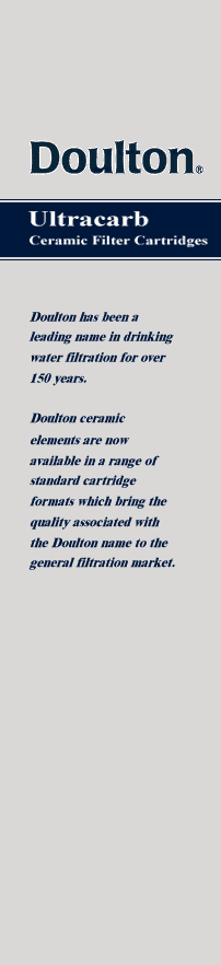 Doulton Ultracarb Cartridges